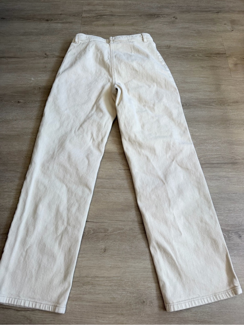 Aritzia Wilfred Free Modern Utility Pants Size 4 Beige Straight Leg Mid Rise - Picture 6 of 7